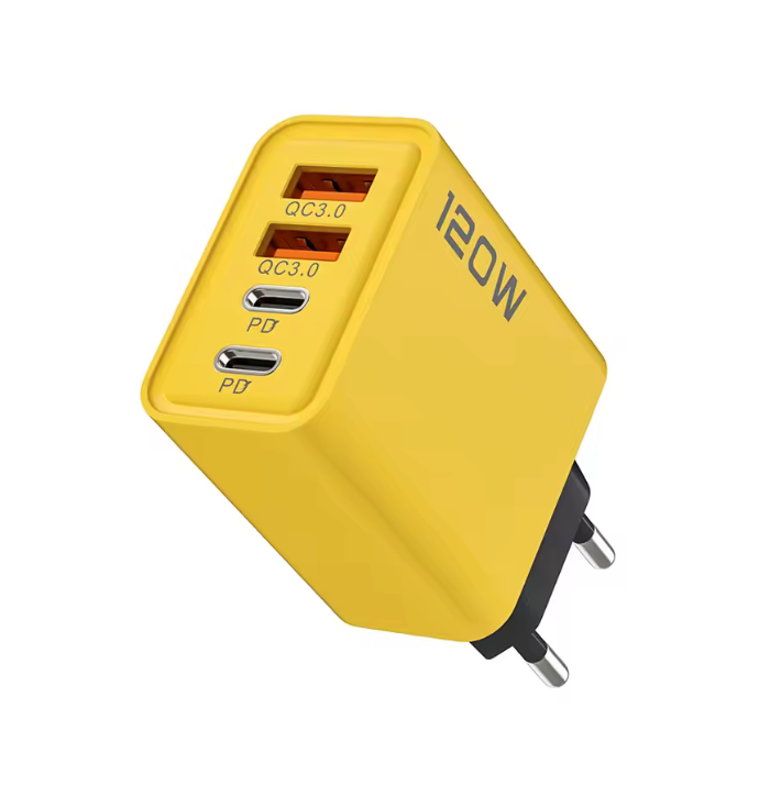 4 Ports USB C PD Charger Quick Charge 3.0 Type C USB Phone Chargers Fast Charging Adapter For iPhone 15 14 Samsung